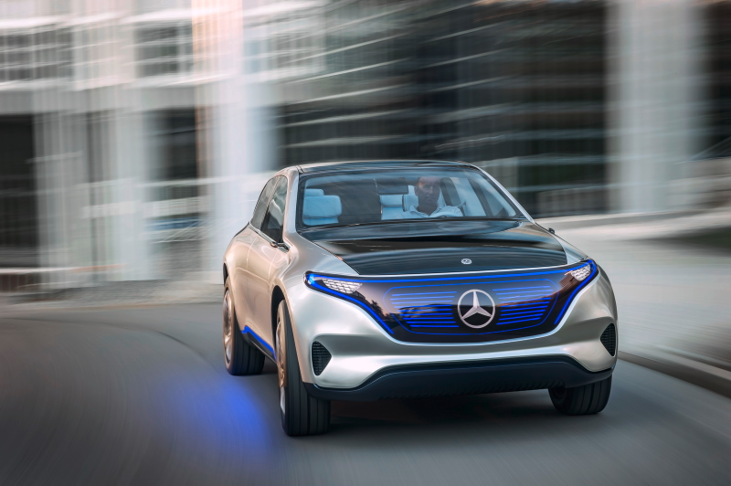 Illustration for article titled The 400 HP Mercedes-Benz EQ Is How Mercedes Will Take Over The World With Electricity